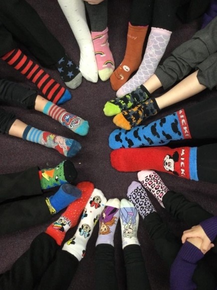 Odd Sock Day - The launch Anti-Bullying Week - News - White Cliffs Primary