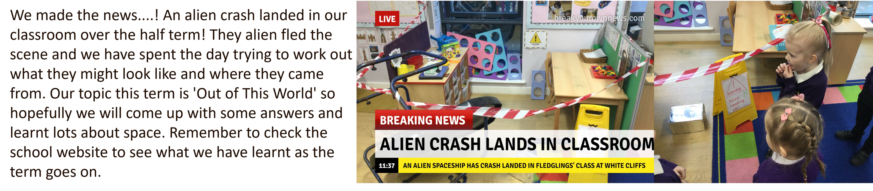 Crash landing