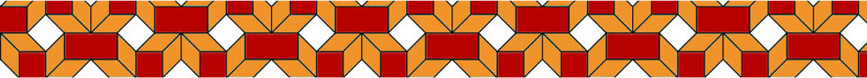 Roman tile border