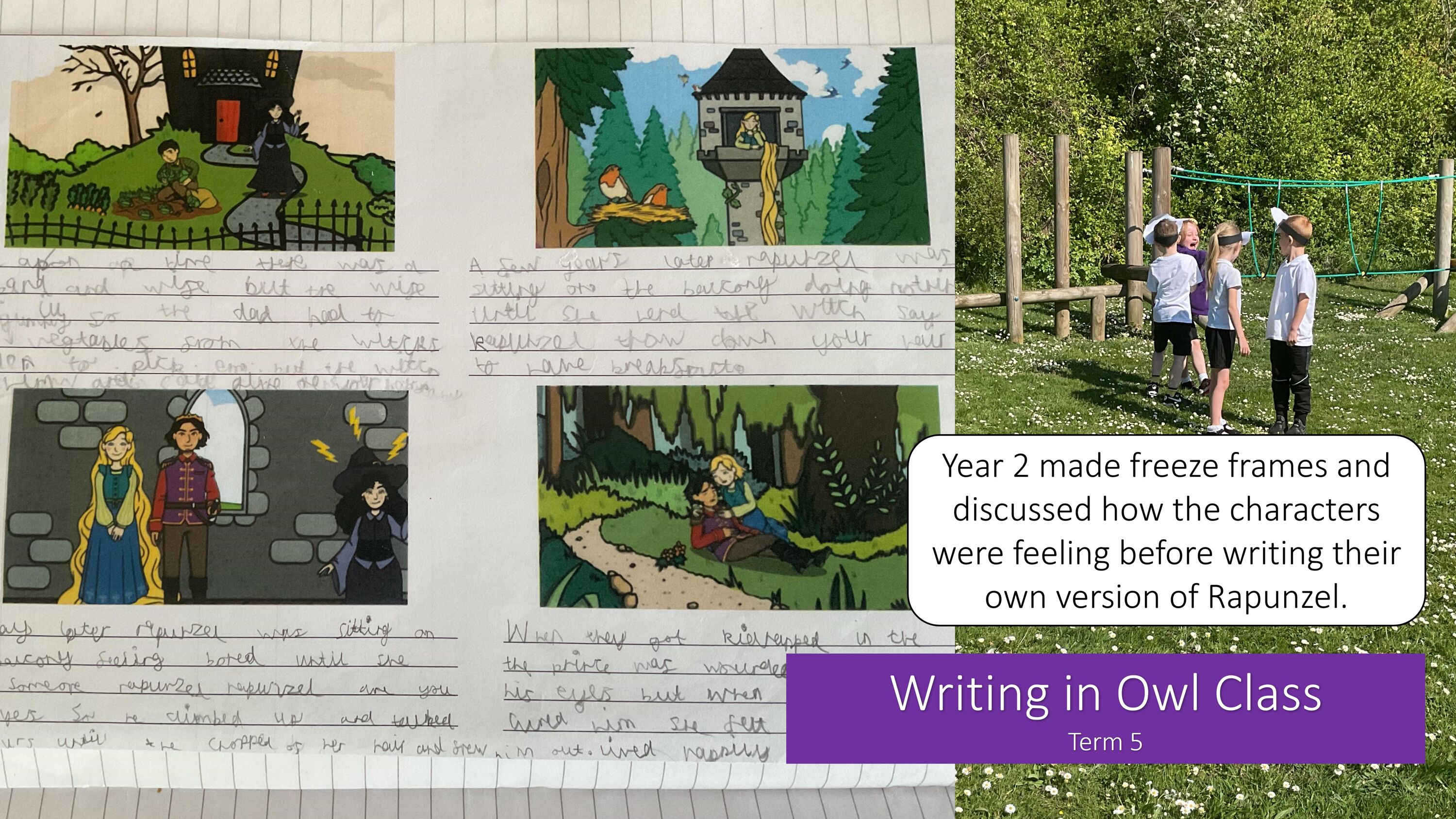 Rapunzel Writing