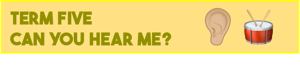 Term 5 banner with text