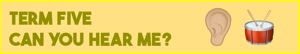 Term 5 banner with text