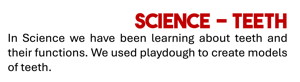 Teeth text edit