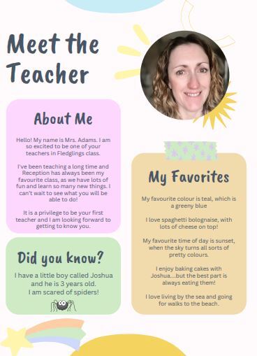 Fledglings sa meet the teacher 2025