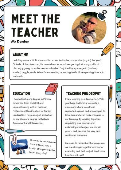 Mole meet the teacher 2025