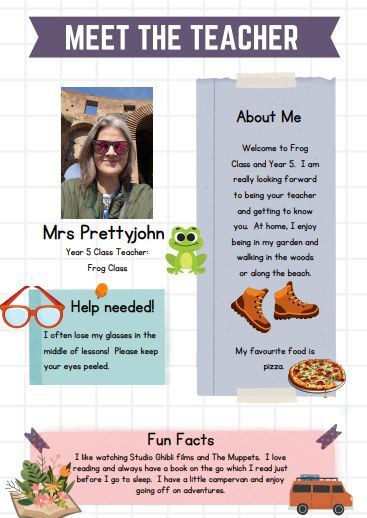 Frog meet the teacher 2025