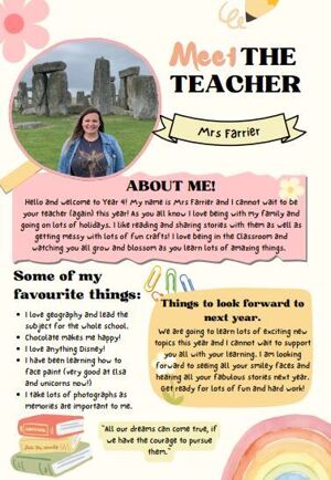 Highland cows meet the teacher 2025
