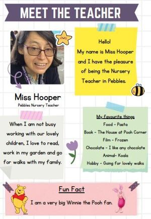 Pebbles meet the teacher 2025
