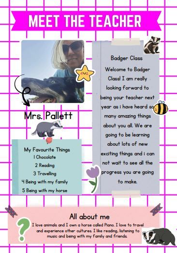 Badger meet the teacher 2025