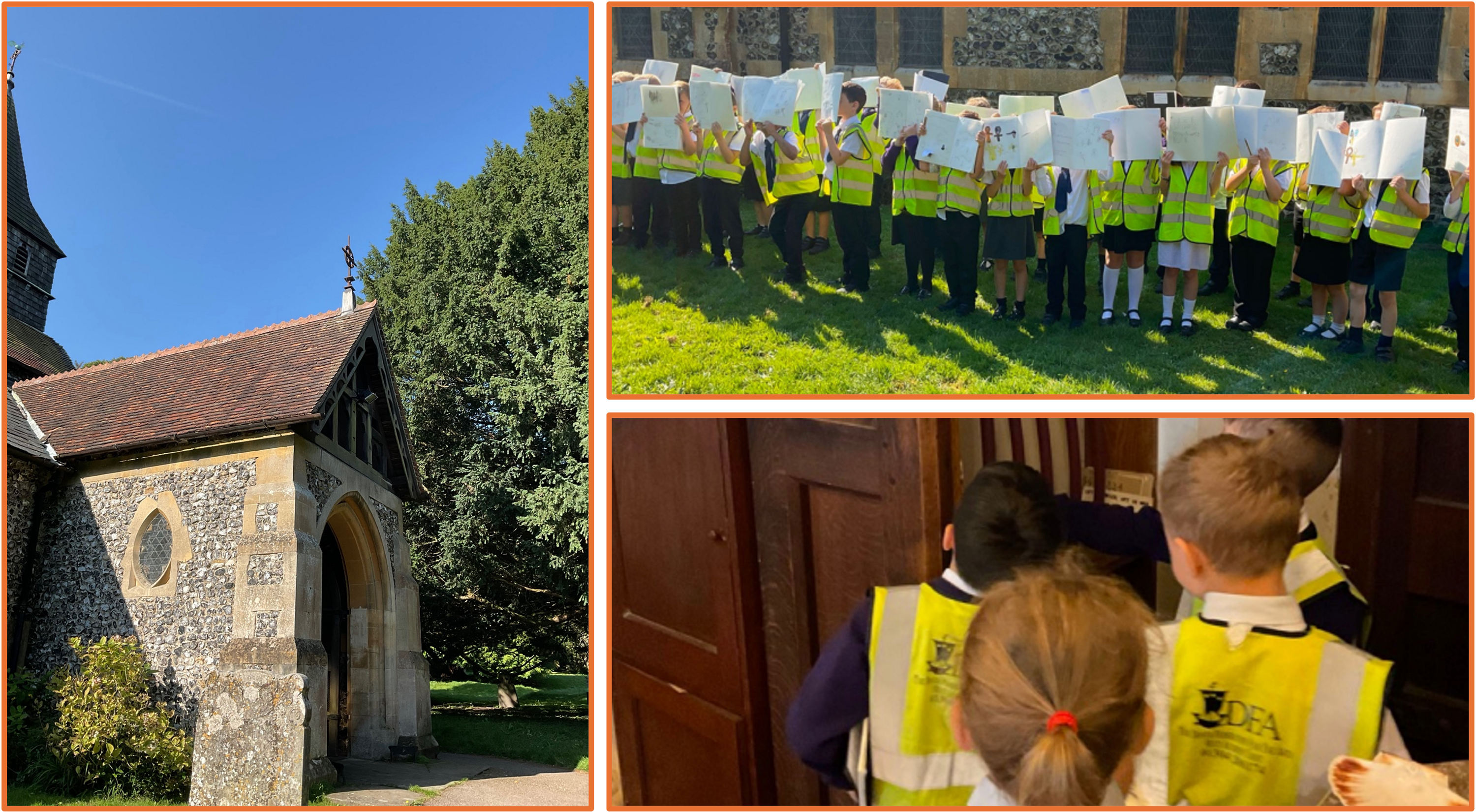 Year 3 photos   church