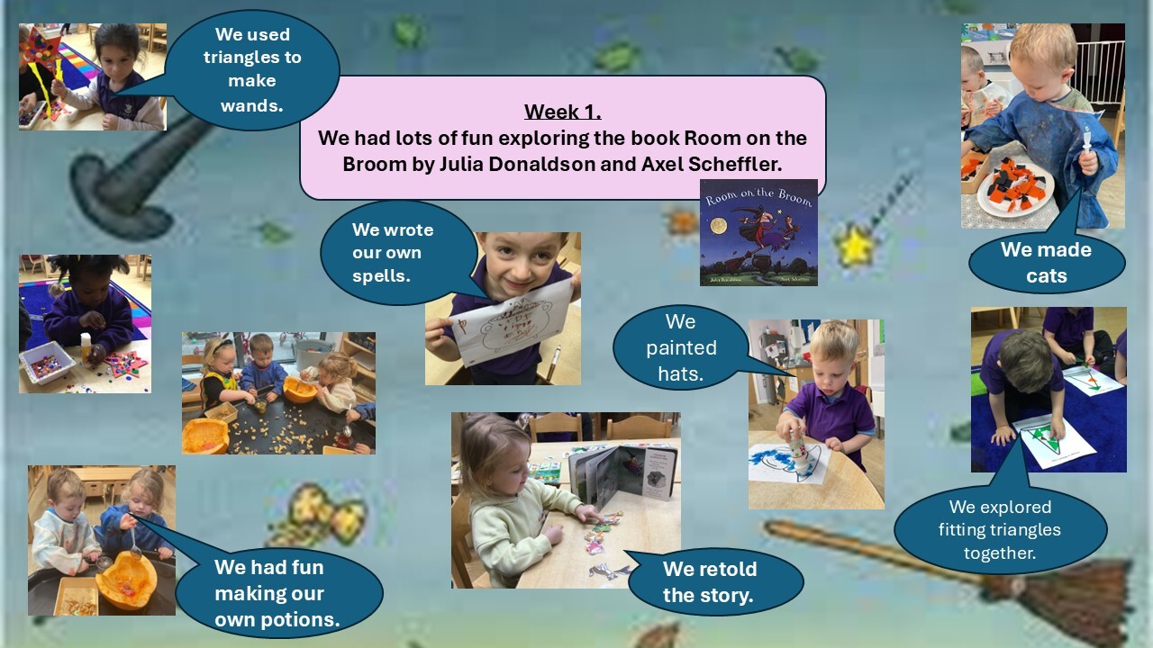 Room on the broom page