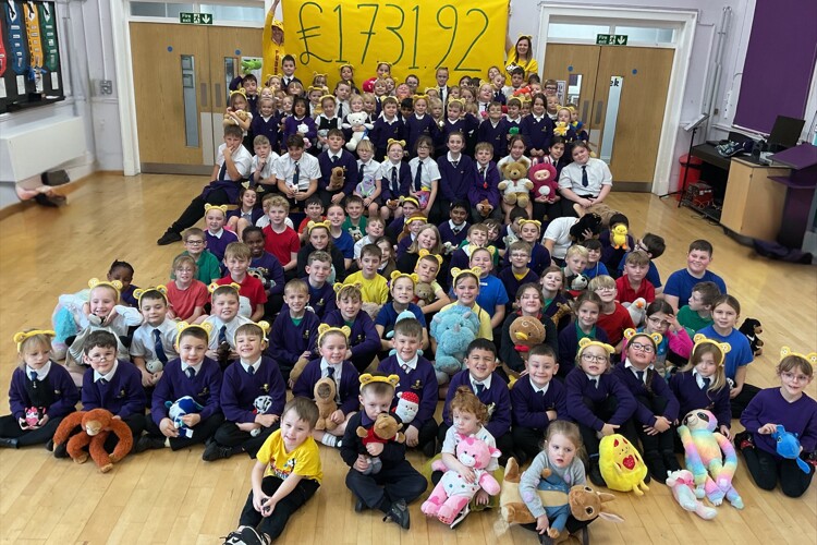 Children in Need at White Cliffs in Dover